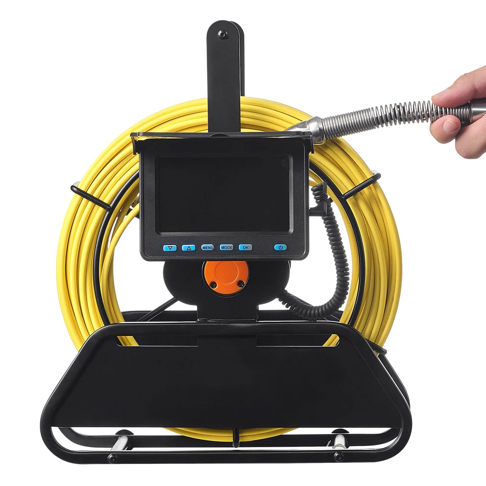 AS Equipment 164FT sewer inspection camera with HD screen and waterproof pipe camera