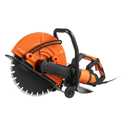 AS Equipment 16 inch electric concrete saw with wet cutting system