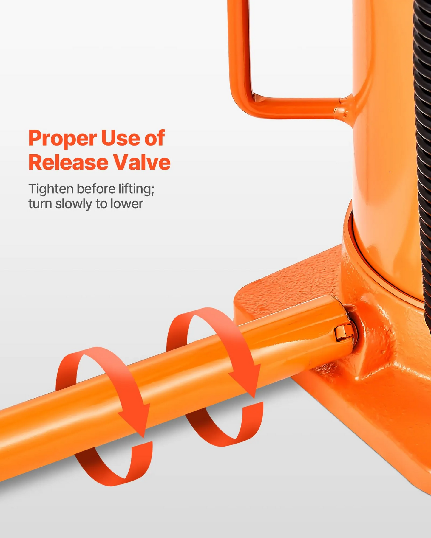 AS Equipment 20 Ton Air Hydraulic Bottle Jack