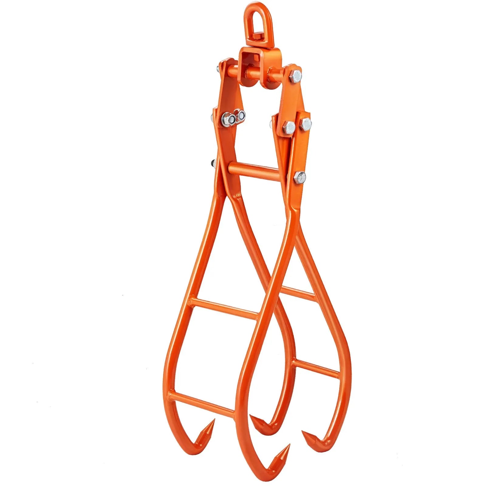 AS Equipment 28 inch timber claw log grapple with swivel lifting ring