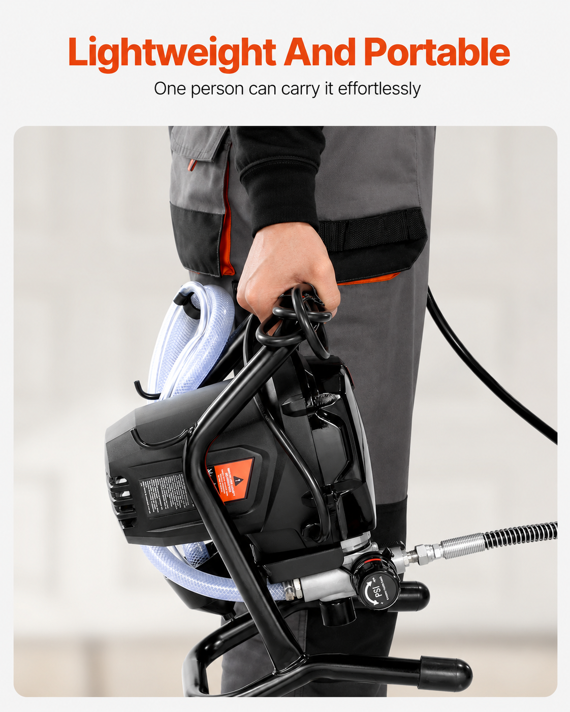 AS Equipment electric airless paint sprayer 3000PSI for home and furniture painting