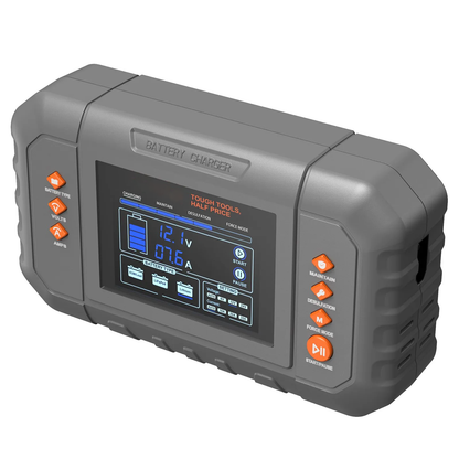 AS Equipment 35A smart battery charger with LCD display for automotive and marine batteries
