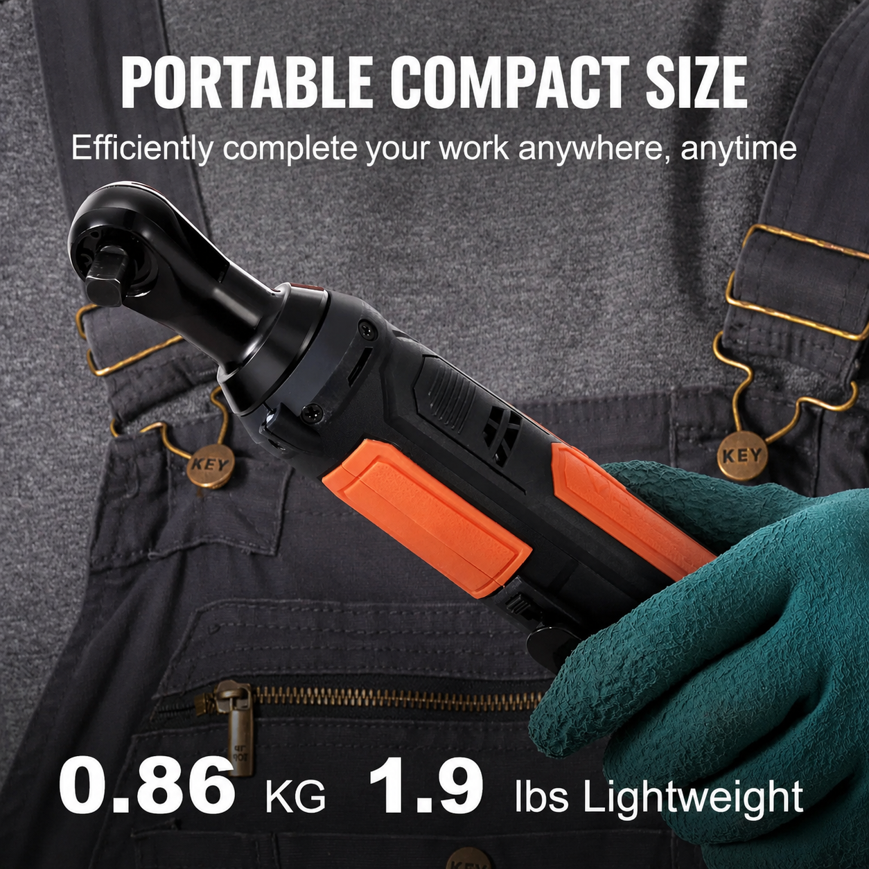 AS Equipment 3/8" Cordless Ratchet Wrench Kit