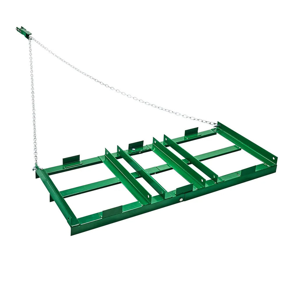 AS Equipment 4FT tow behind drag harrow rake for ATV tractor driveway grading and lawn leveling