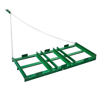 AS Equipment 4FT tow behind drag harrow rake for ATV tractor driveway grading and lawn leveling