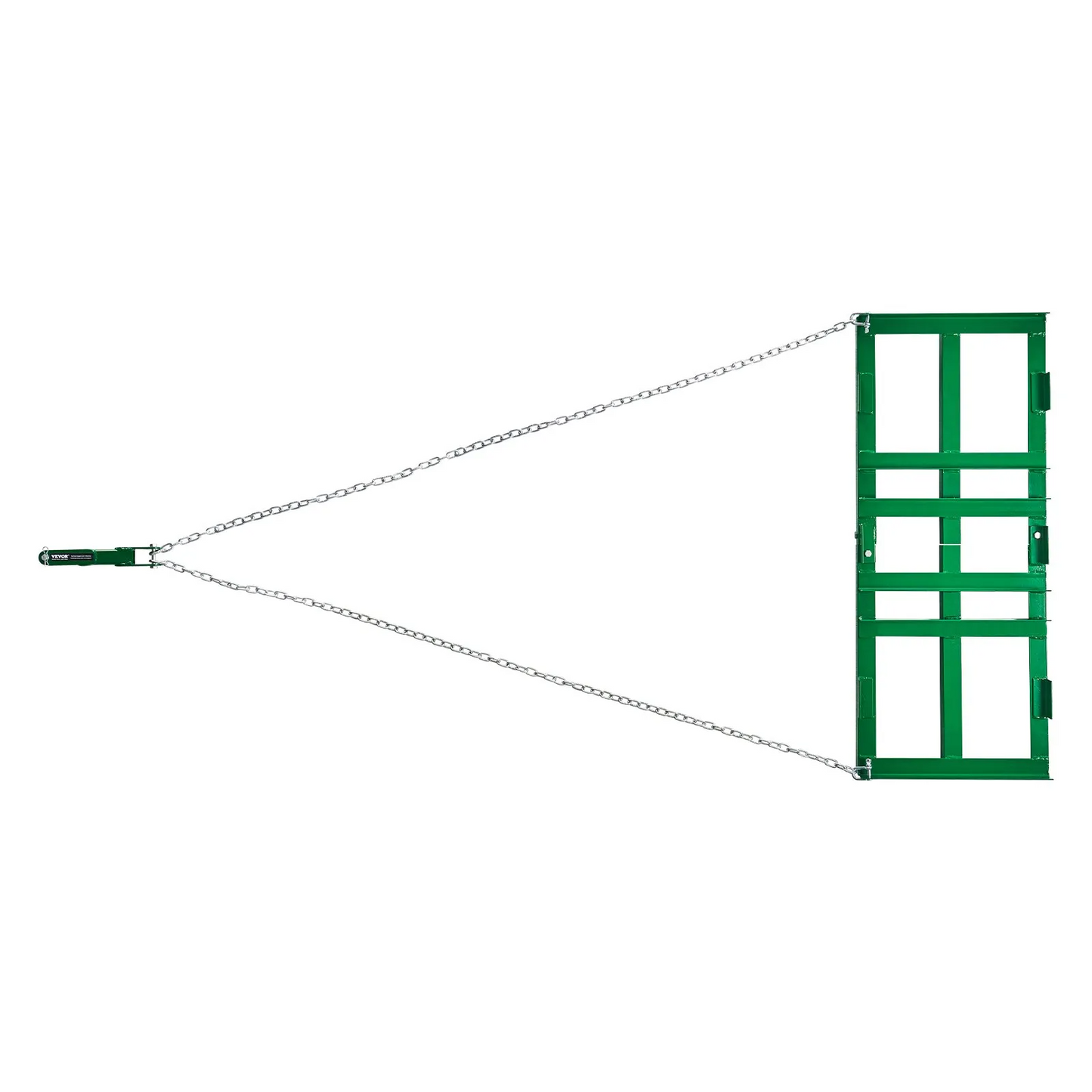 AS Equipment 4FT tow behind drag harrow rake for ATV tractor driveway grading and lawn leveling