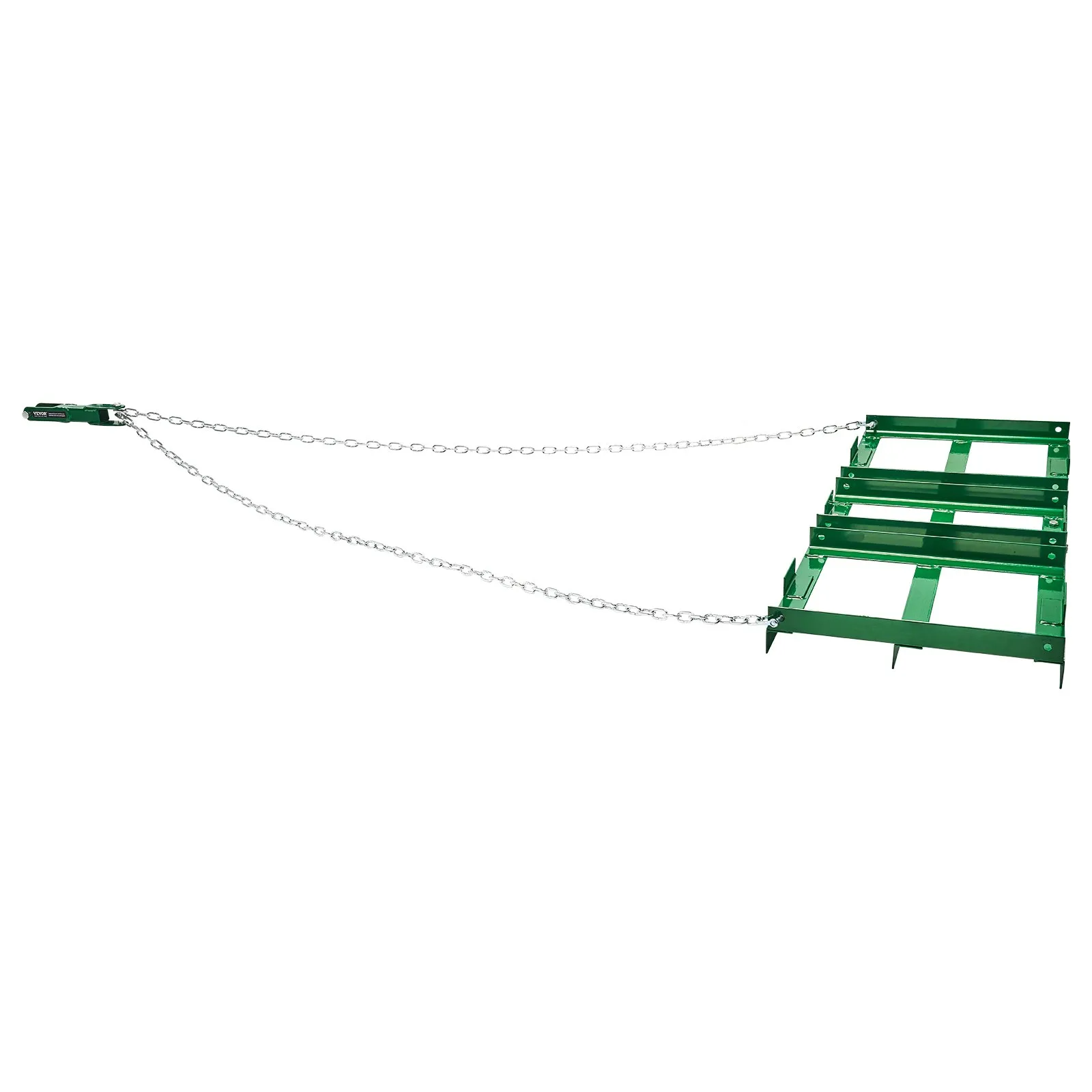 AS Equipment 4FT tow behind drag harrow rake for ATV tractor driveway grading and lawn leveling