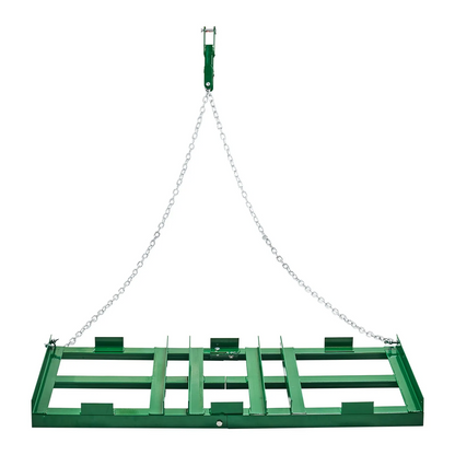 AS Equipment 4FT tow behind drag harrow rake for ATV tractor driveway grading and lawn leveling