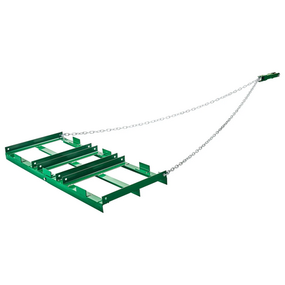 AS Equipment 4FT tow behind drag harrow rake for ATV tractor driveway grading and lawn leveling