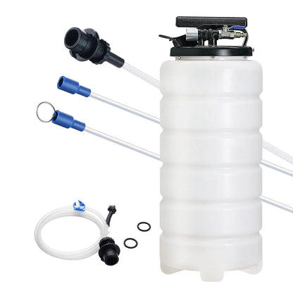 AS Equipment 4 gallon fluid extractor pump with suction hoses and dipstick tubes