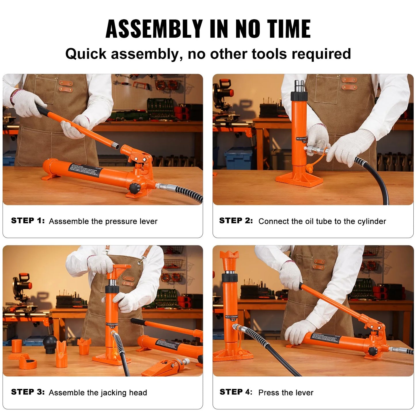 AS Equipment 4 ton porta power hydraulic repair kit with storage case