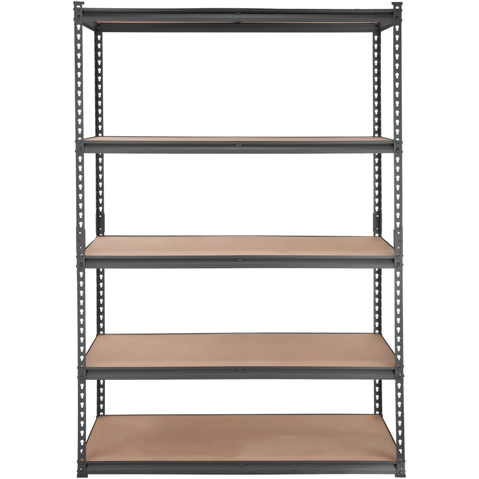 AS Equipment 5 tier heavy duty metal storage shelving unit for garage and pantry