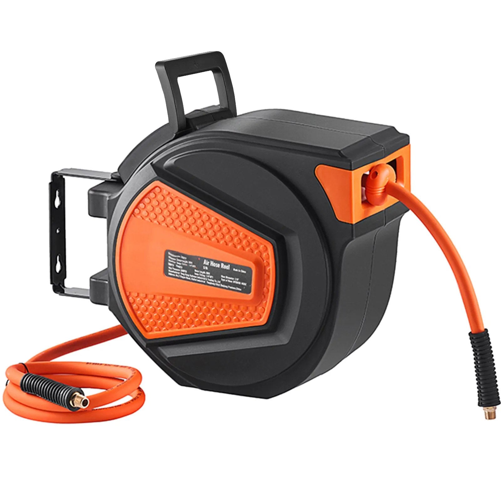AS Equipment retractable 50FT air hose reel with swivel wall mount