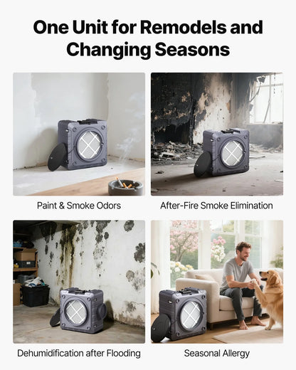 AS Equipment 550 CFM air scrubber with HEPA filtration system