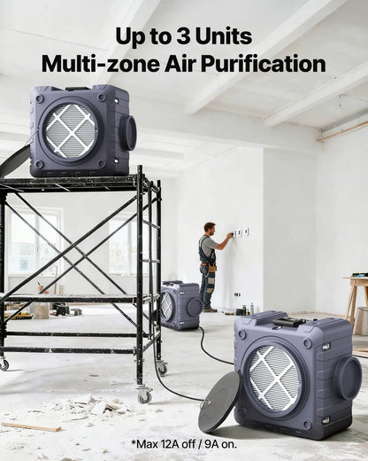 AS Equipment 550 CFM air scrubber with HEPA filtration system