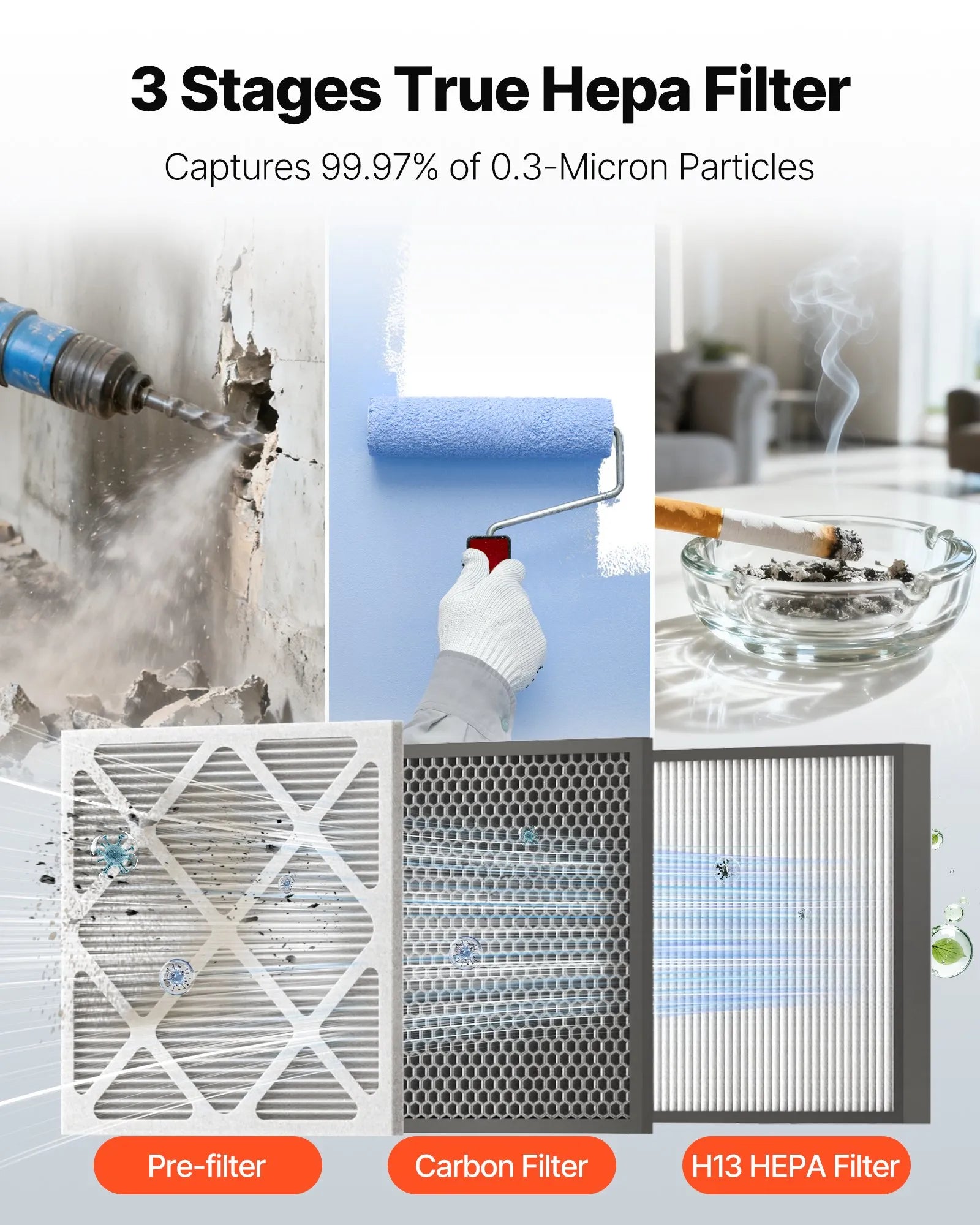 AS Equipment 550 CFM air scrubber with HEPA filtration system