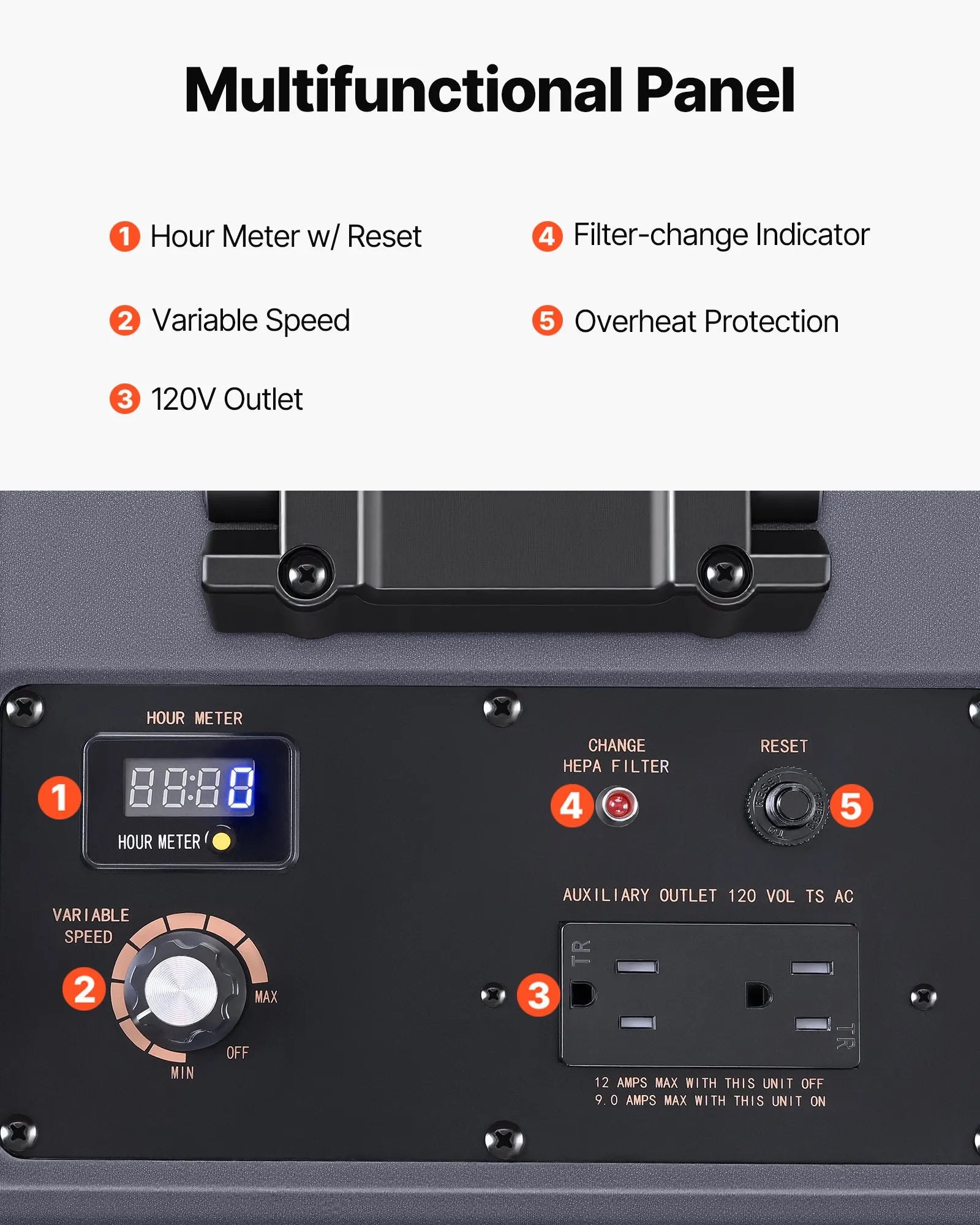 AS Equipment 550 CFM air scrubber with HEPA filtration system