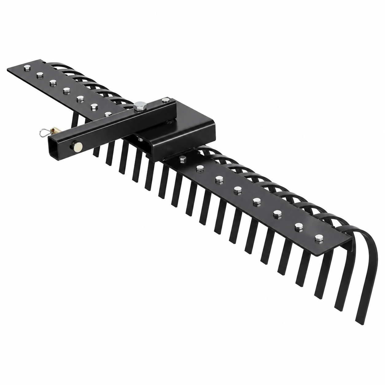 AS Equipment 60 inch tow behind landscape rake with steel coil tines