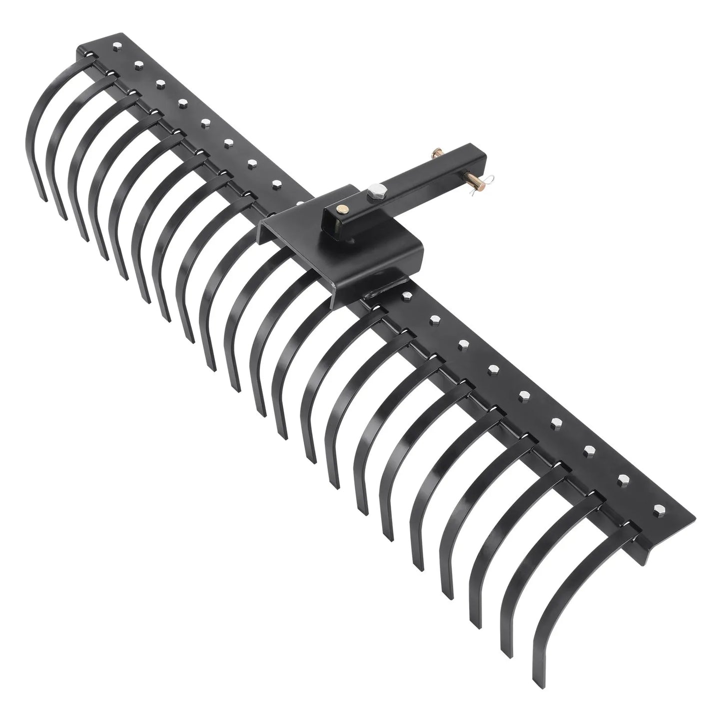 AS Equipment 60 inch tow behind landscape rake with steel coil tines