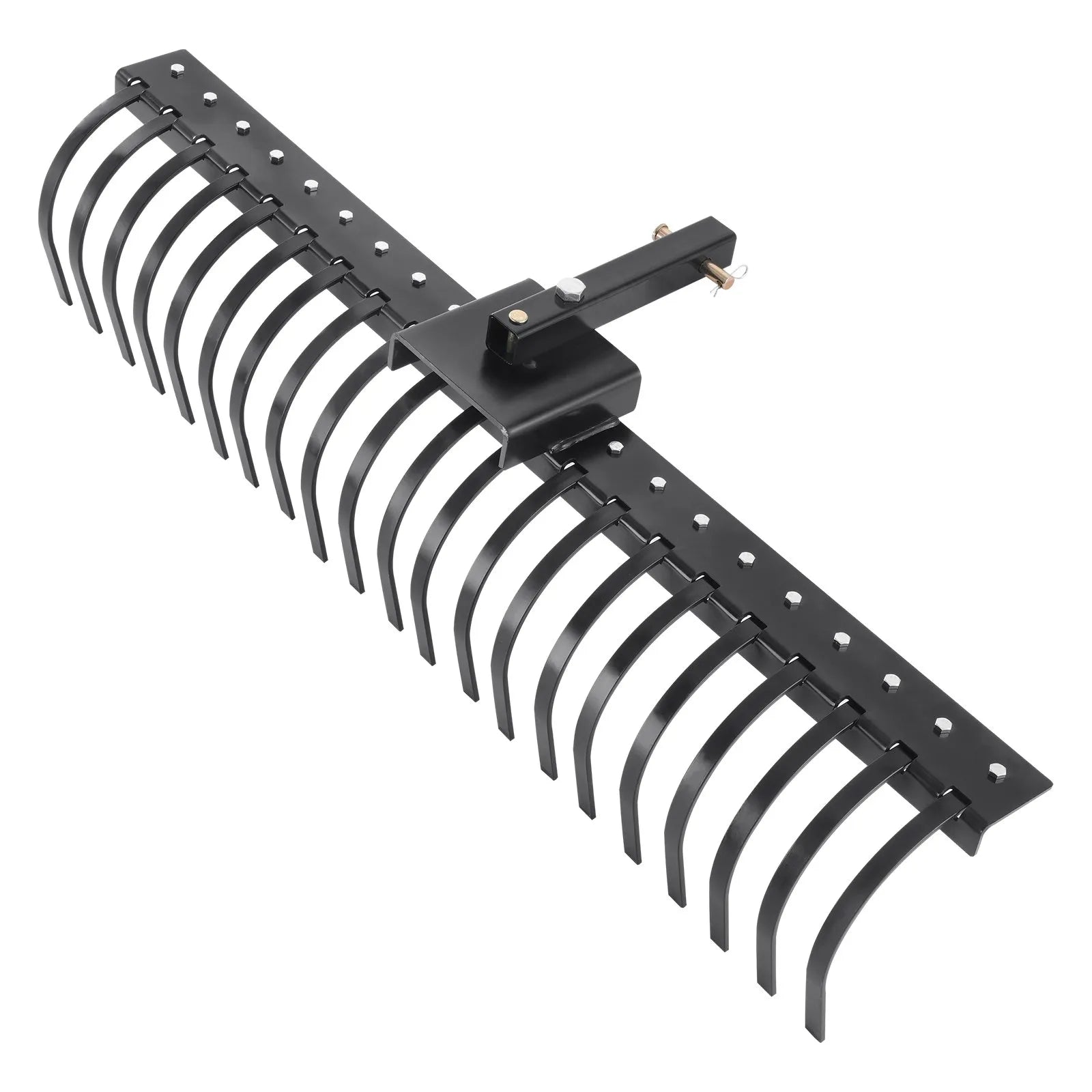 AS Equipment 60 inch tow behind landscape rake with steel coil tines