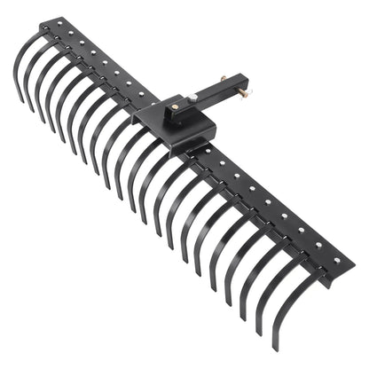 AS Equipment 60 inch tow behind landscape rake with steel coil tines