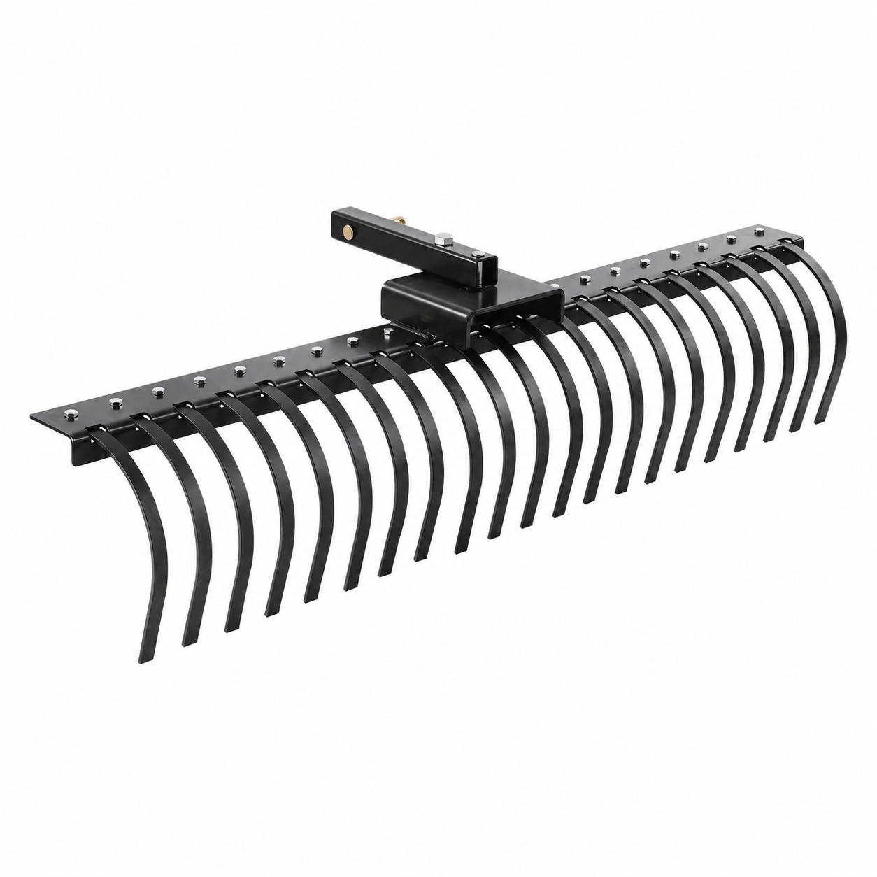 AS Equipment 60 inch tow behind landscape rake with steel coil tines