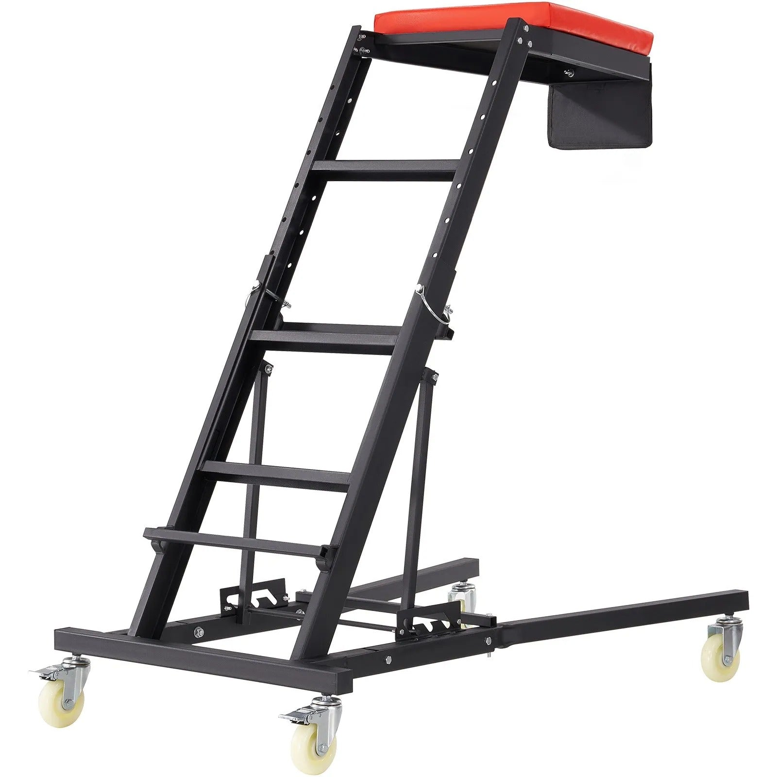 AS Equipment adjustable automotive topside creeper with caster wheels for vehicle maintenance