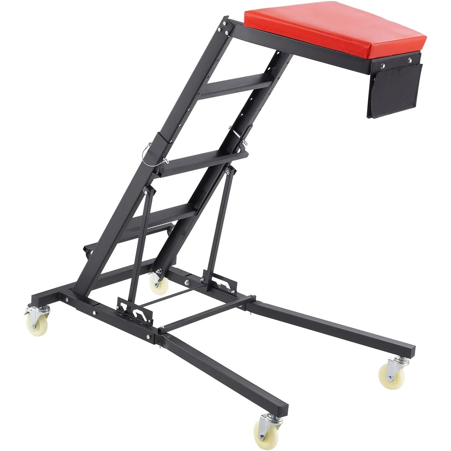 AS Equipment adjustable automotive topside creeper with caster wheels for vehicle maintenance