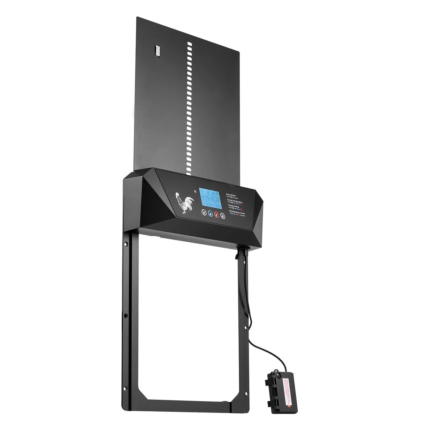 AS Equipment automatic chicken coop door with timer and light sensor