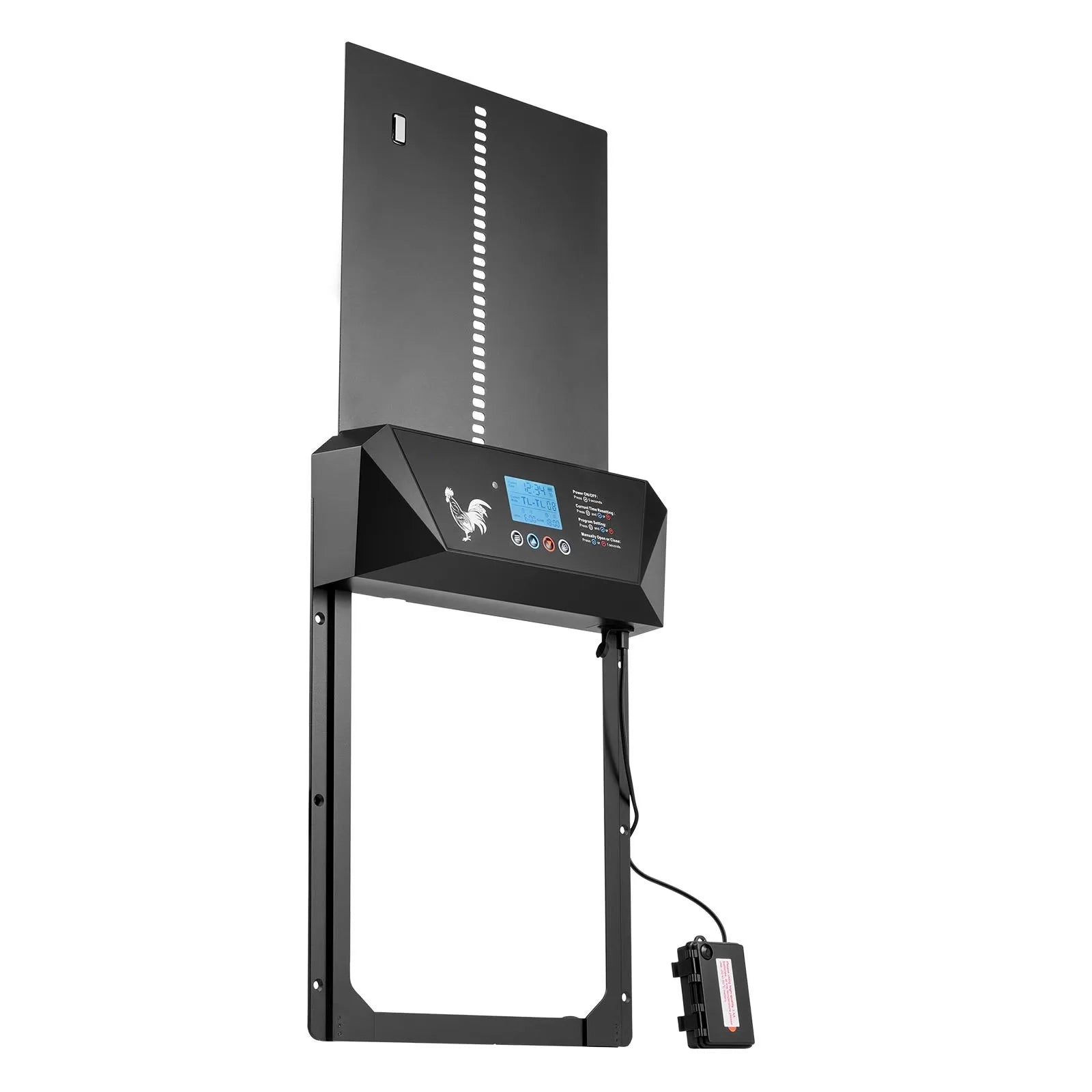 AS Equipment automatic chicken coop door with timer and light sensor