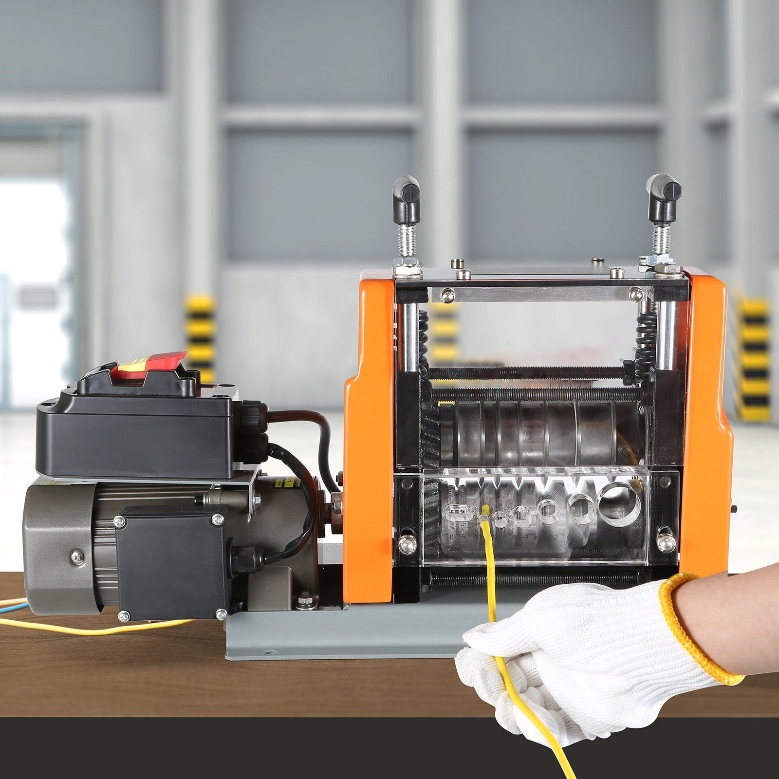 AS Equipment electric cable stripping machine with multiple wire stripping channels