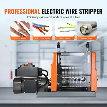 AS Equipment electric cable stripping machine with multiple wire stripping channels