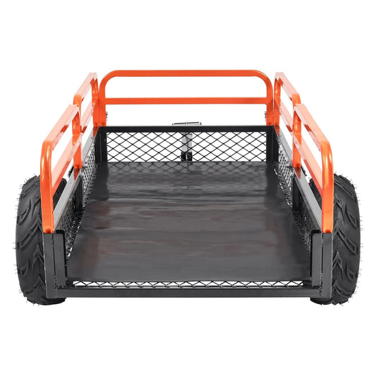 AS Equipment heavy duty ATV dump trailer with removable sides and pneumatic tires