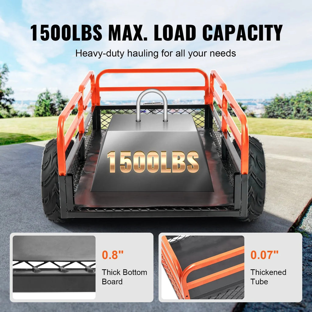 Dump trailer tray and frame image