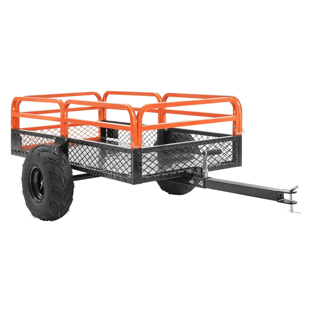 Dump trailer pneumatic tire view