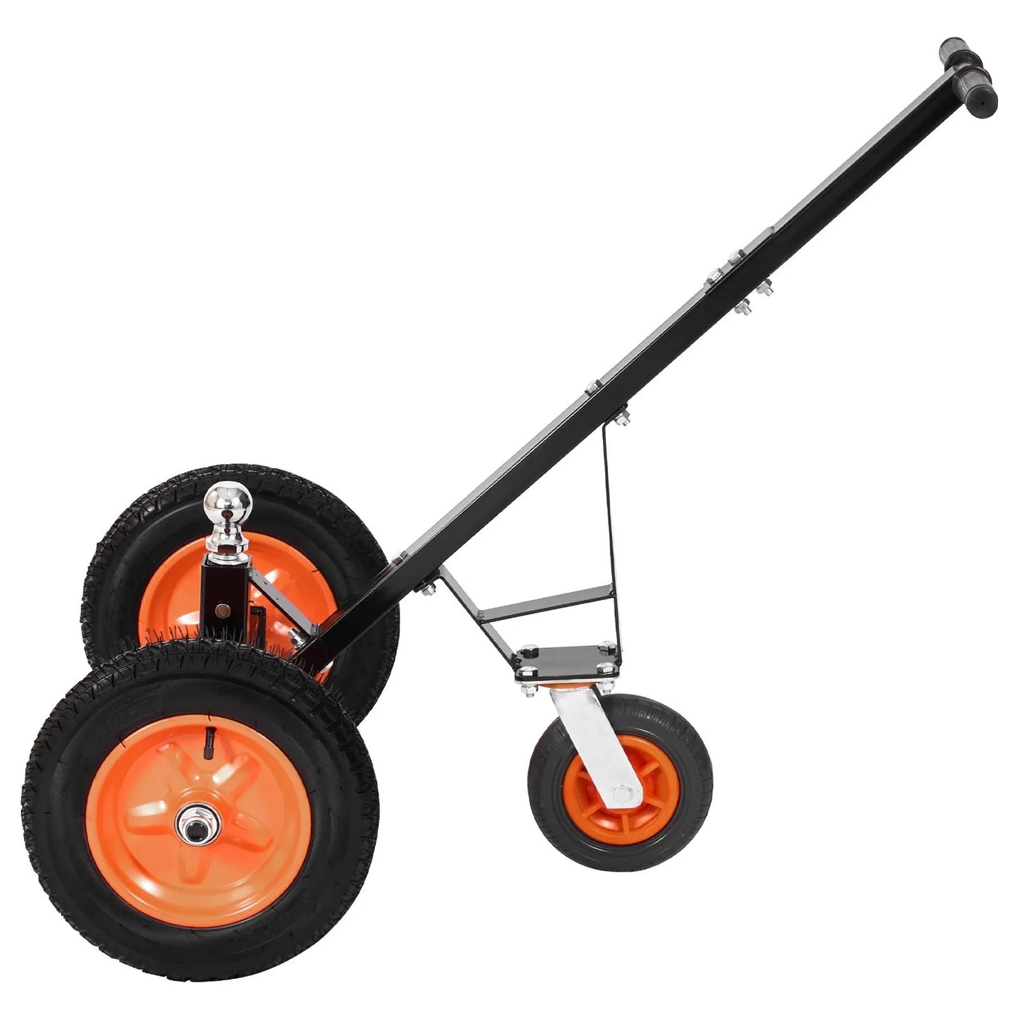 AS Equipment heavy duty trailer dolly with pneumatic tires and 2 inch hitch ball