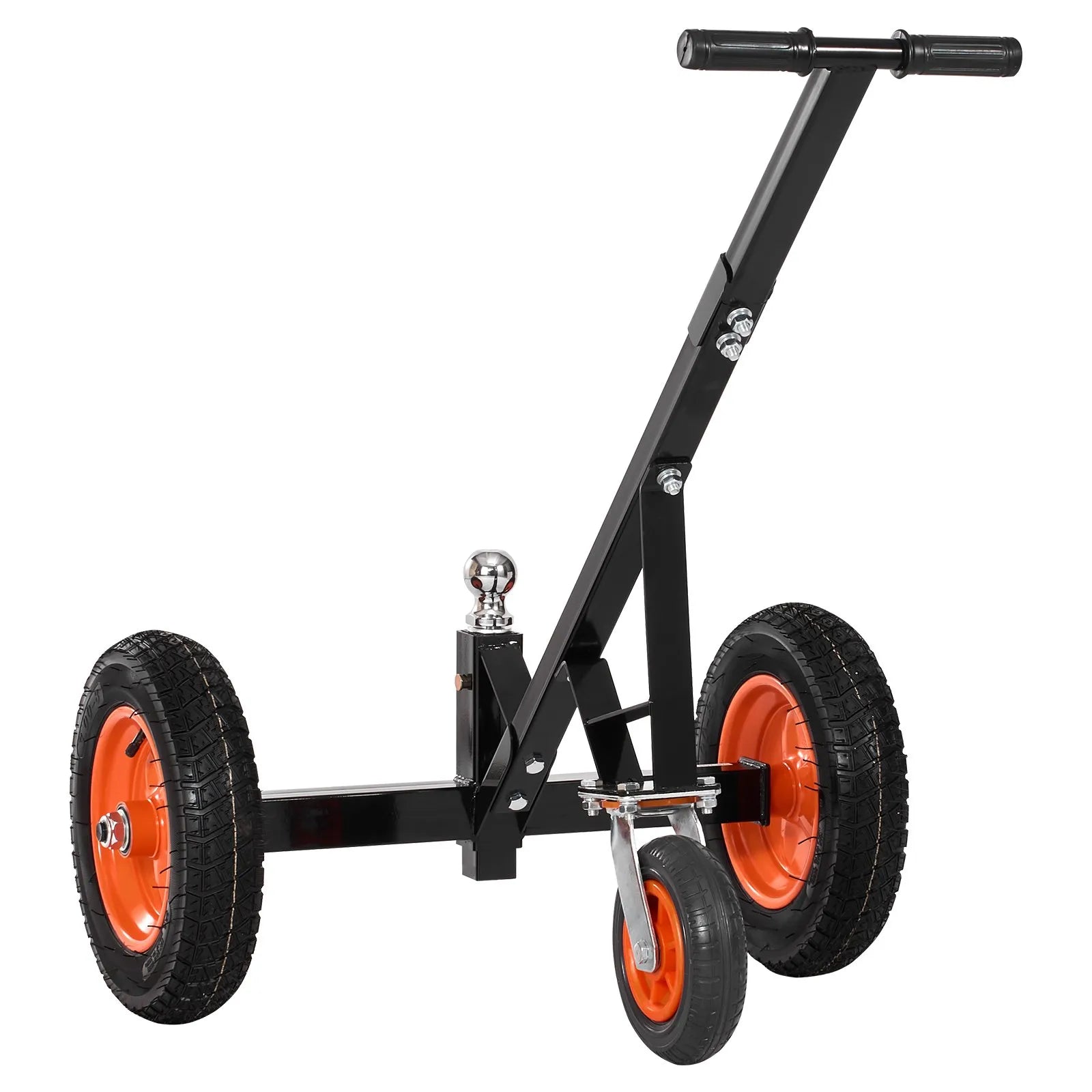 AS Equipment heavy duty trailer dolly with pneumatic tires and 2 inch hitch ball