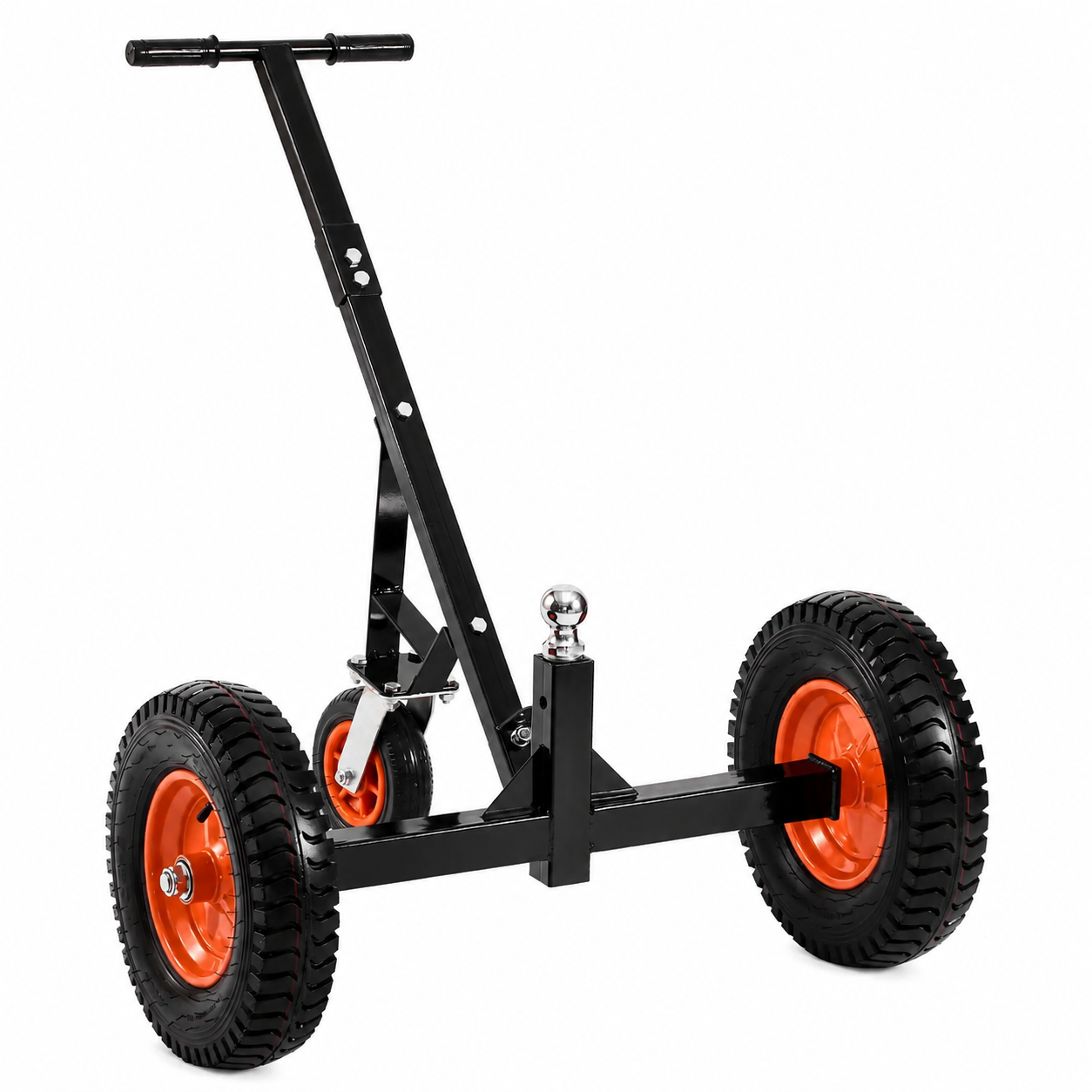 AS Equipment heavy duty trailer dolly with pneumatic tires and 2 inch hitch ball
