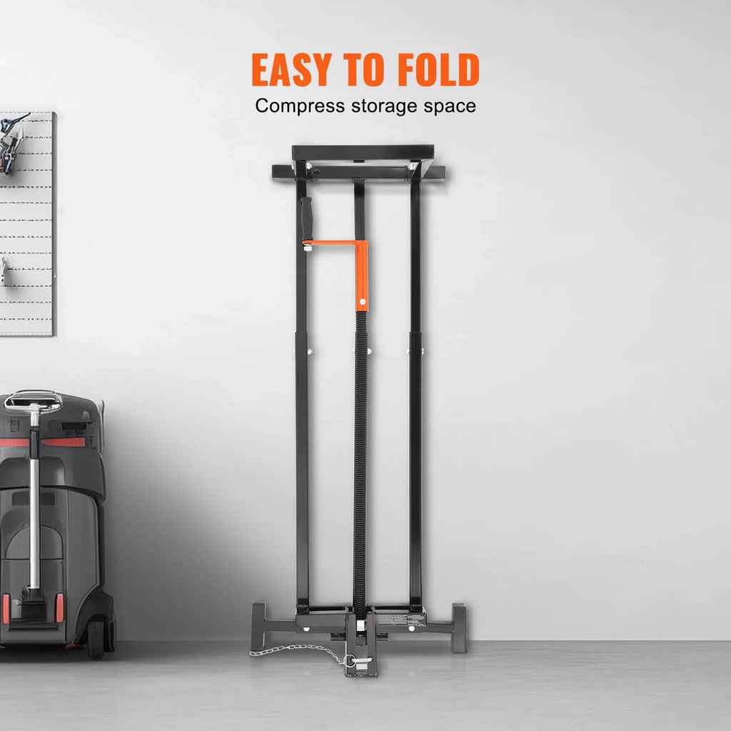 Lawn mower lift support arm detail