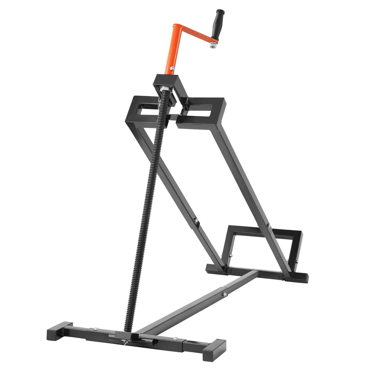 Lawn mower lift crank handle detail