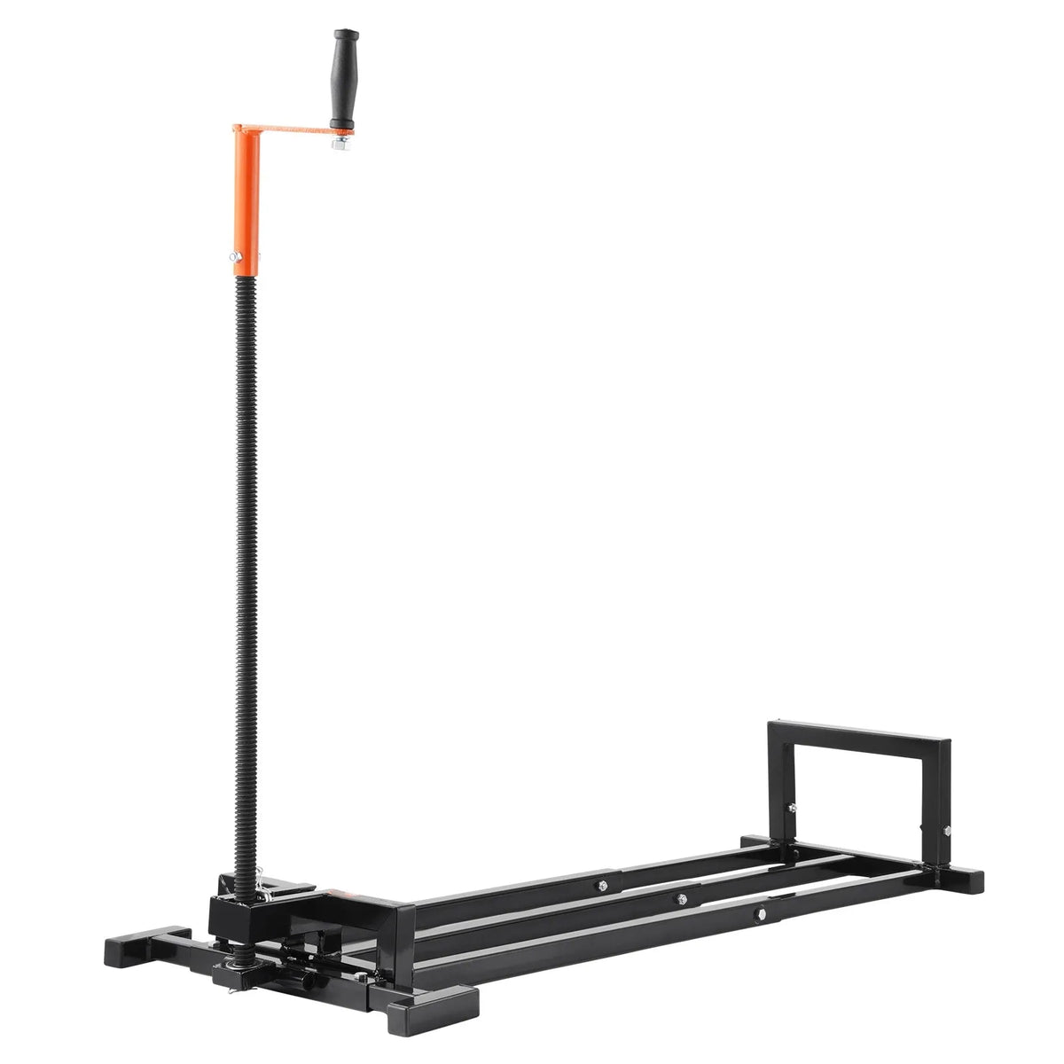Lawn tractor lift side view