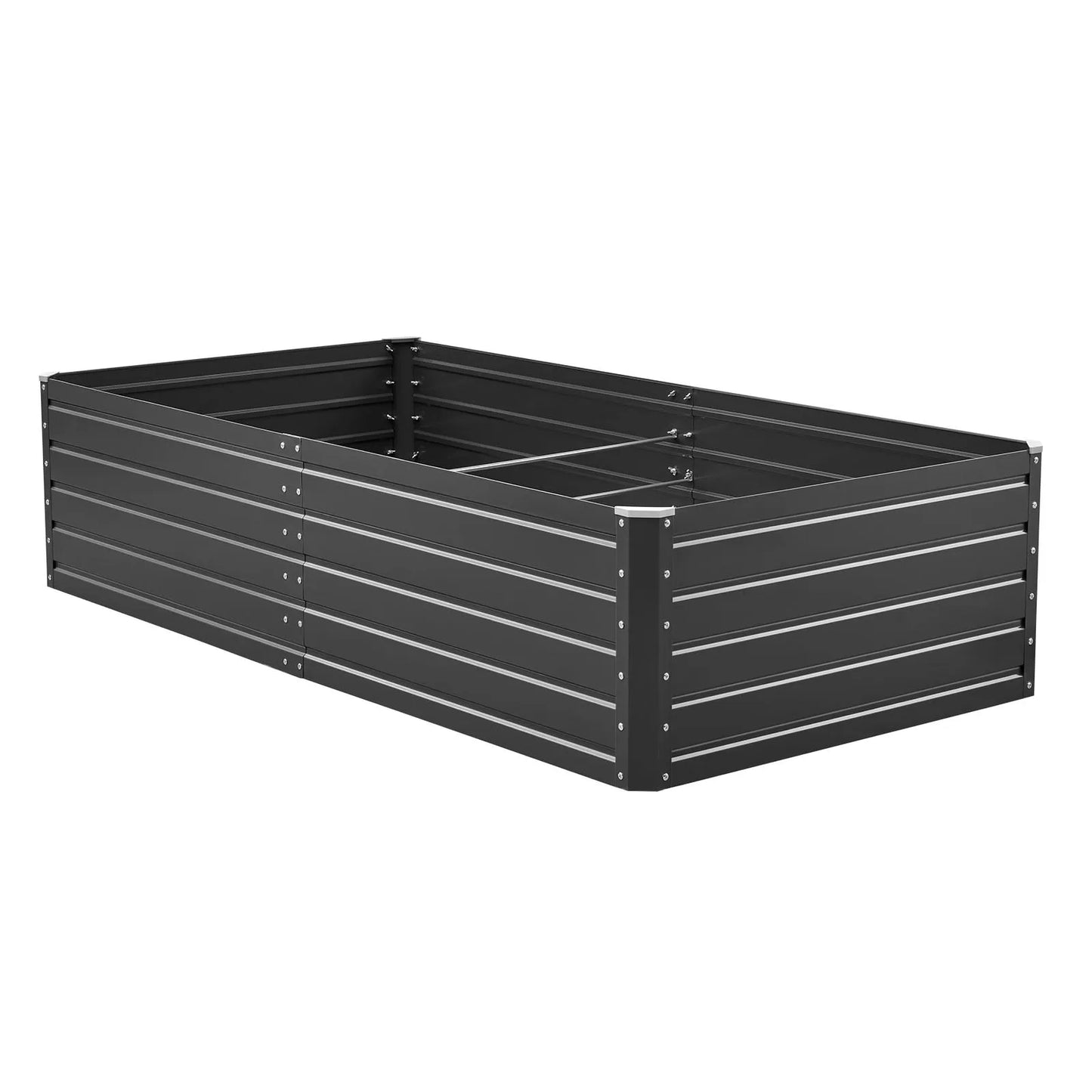 AS Equipment galvanized metal raised garden bed planter box for outdoor gardening