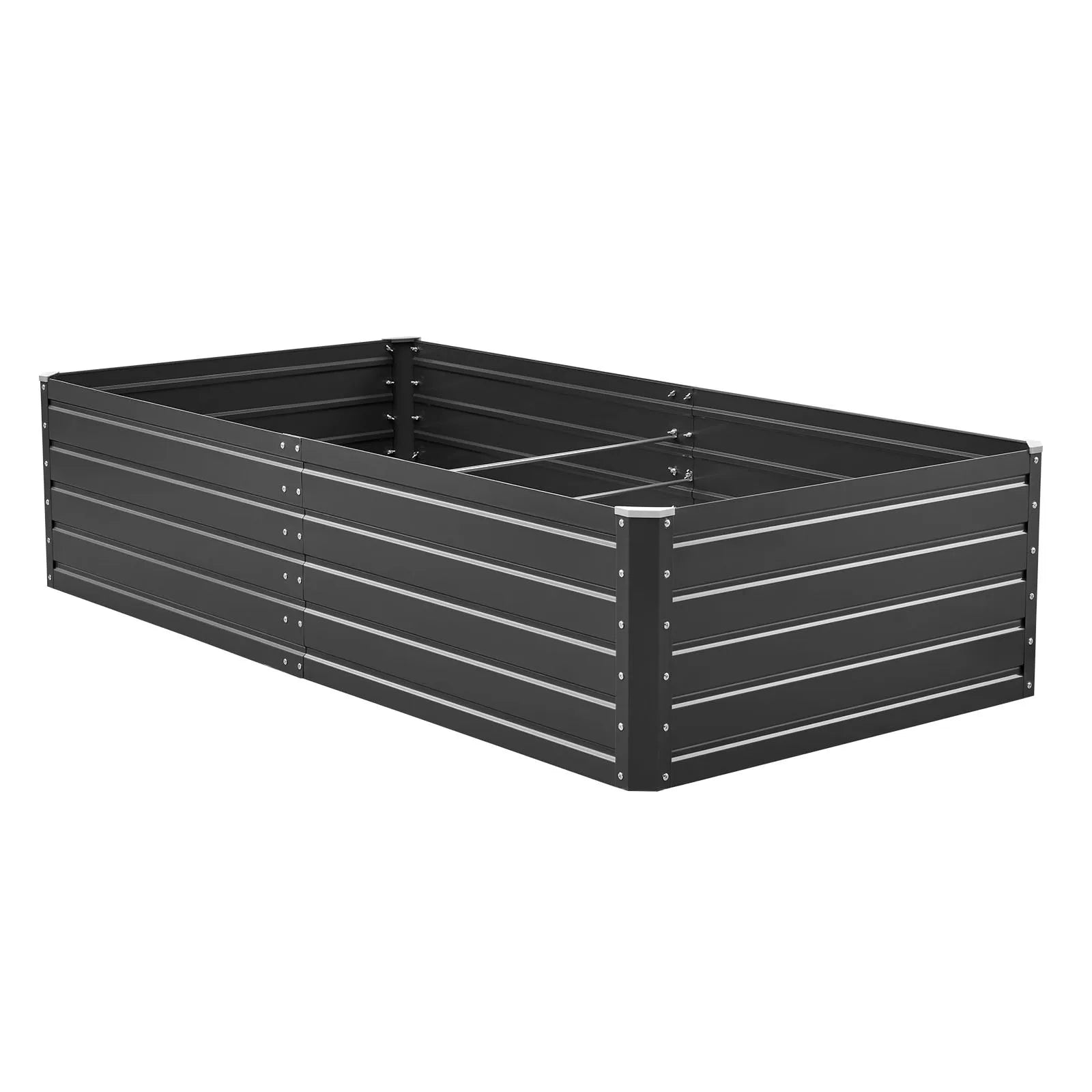 AS Equipment galvanized metal raised garden bed planter box for outdoor gardening