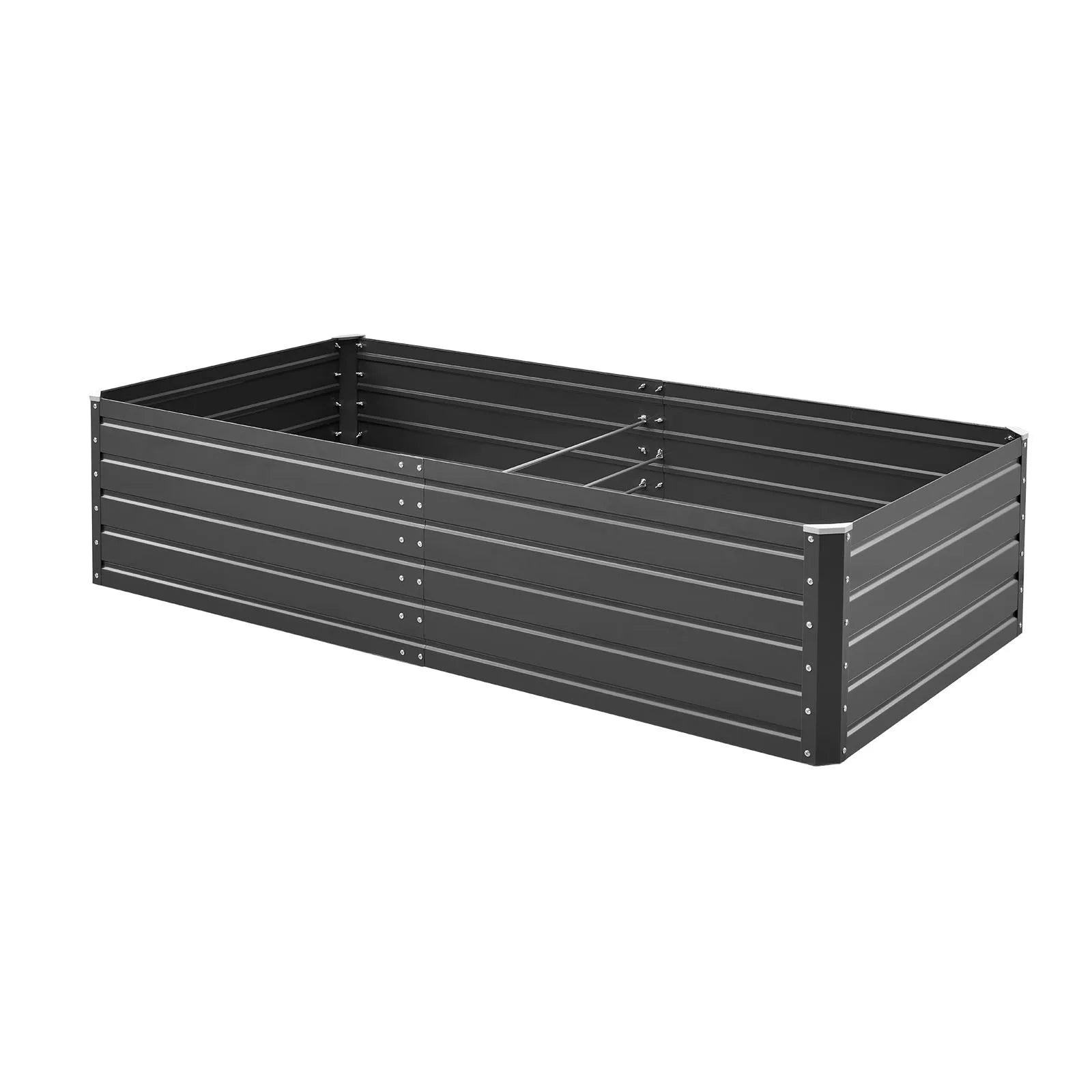 AS Equipment galvanized metal raised garden bed planter box for outdoor gardening