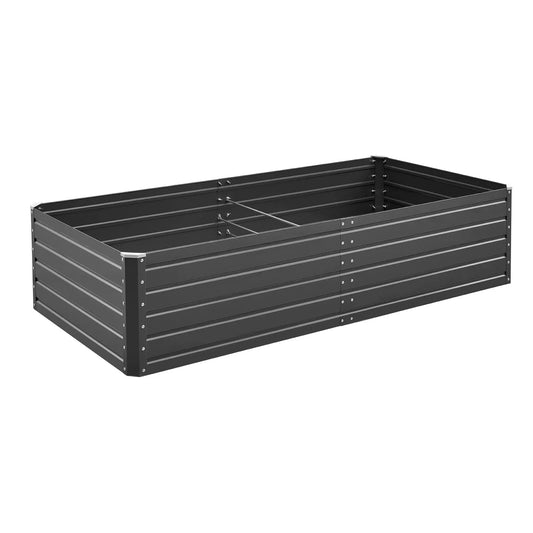 AS Equipment galvanized metal raised garden bed planter box for outdoor gardening