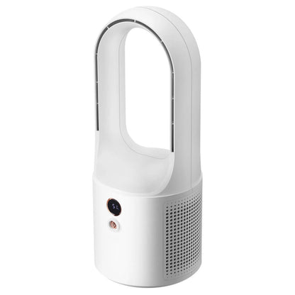 AS Equipment portable bladeless desk fan with LCD display and rechargeable battery