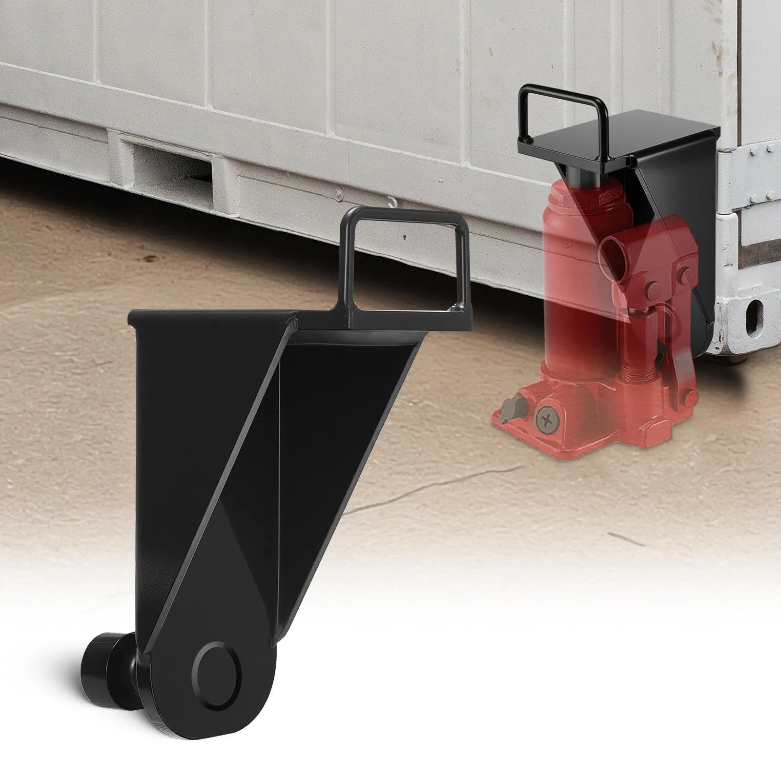 AS Equipment heavy duty shipping container jack lug with U-shaped handle