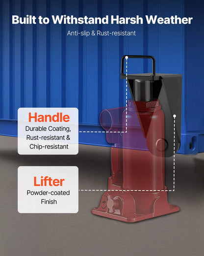 AS Equipment heavy duty shipping container jack lug with U-shaped handle