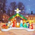 12FT Christmas Inflatable Nativity Scene