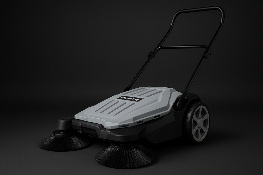 Walk-Behind Hand Push Floor Sweeper 25.5 in Outdoor product image 9